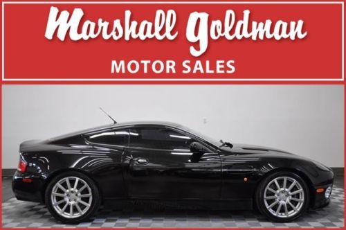 2006 aston martin vanquish s black metallic with black/saddle only 13500 miles