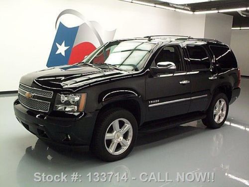 2014 chevy tahoe ltz 4x4 vent leather nav rear cam 12k texas direct auto