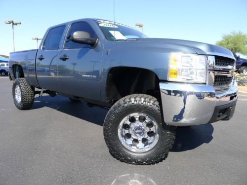 2010 chevrolet chevy silverado 2500 hd crew cab lt 4x4 used lifted truck~clean!!