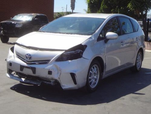 2012 toyota prius v damaged salvage runs economical perfect fixer export welcome