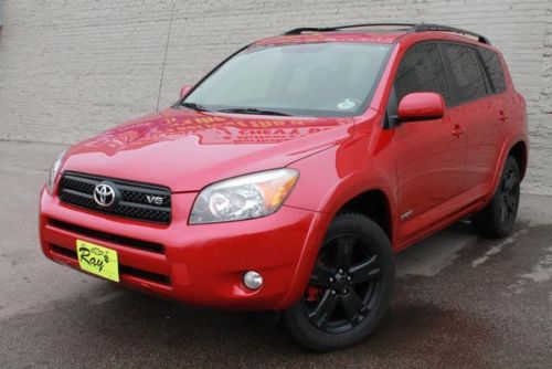 07 rav4 106k mi clean carfax 4wd sunroof black alloy wheels we finance &amp; trade