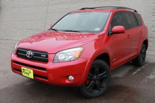 07 rav4 106k mi clean carfax 4wd sunroof black alloy wheels we finance &amp; trade