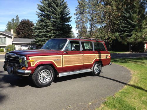 91 jeep grand wagoneer 4x4  last year for wagoneer