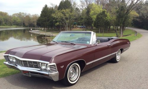 1967 chevy impala classic convertible