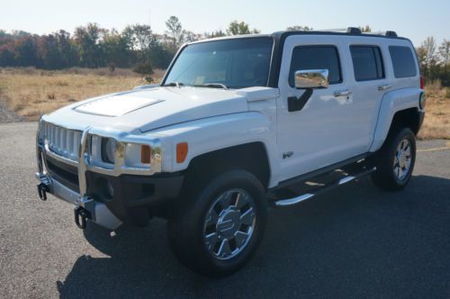 2008 white hummer h3 luxury edition