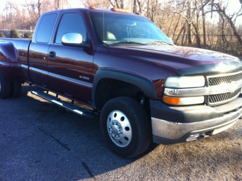 2002 chevrolet silverado 3500 6.6 duramax 4x4 ex cab leather turbo diesle 6.6