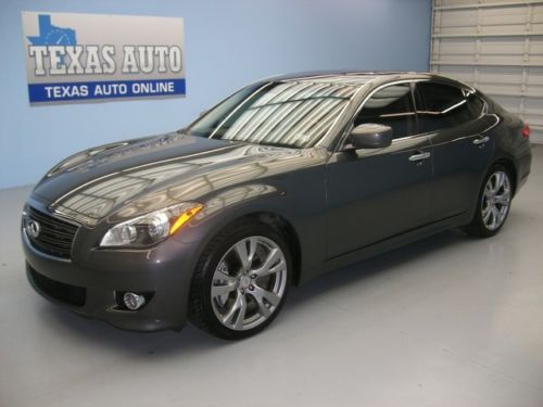 We finance!! 2012 infiniti m37 s sport roof nav heated leather 38k mi texas auto