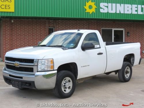 2008 chevrolet 2500hd silverado pickup truck 6.0l v8 6 speed a/t cold a/c 8&#039; bed