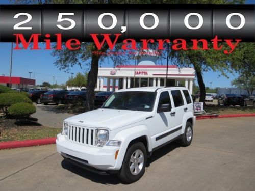 2012 jeep liberty sport warranty we finance!!!