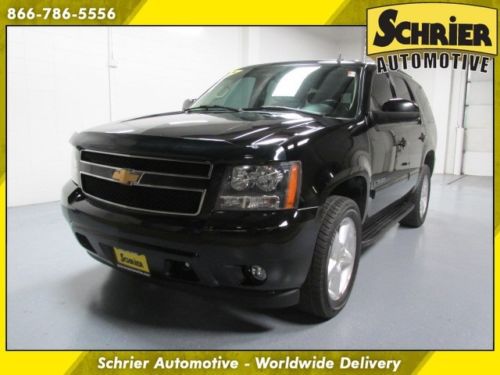 07 chevy tahoe lt 4x4 black hitch receiver power liftgate 7 passenger