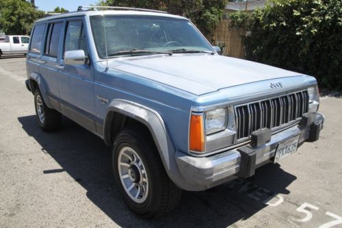 1989 jeep cherokee laredo 4wd suv automatic 6 cylinder  no reserve