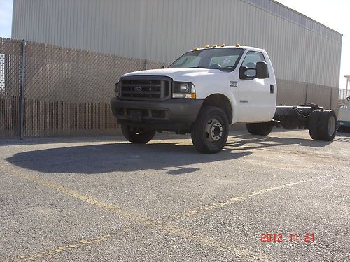 2004 ford f450 4x2 cab &amp; chassic, 6.0 powerstroke 44,537 miles, bad motor