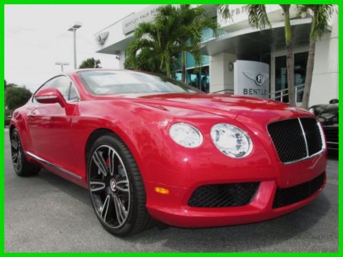 13 dragon red v8 4l awd twin turbo *mulliner specification *carbon fiber trim*fl