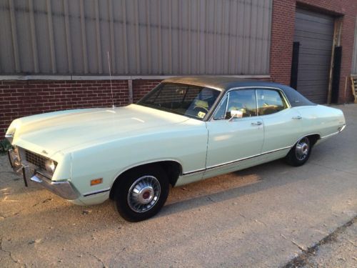 1971 ford torino brougham | original light green paint | runs &amp; drives | no rust