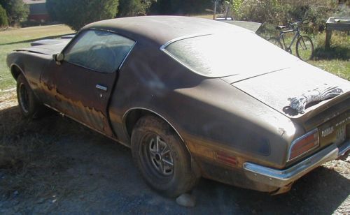 1972 pontiac firebird formula 350 - project car