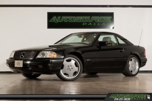 1998 mercedes-benz sl600 v12 hard top black 44k miles!