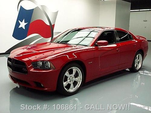 2012 dodge charger r/t max hemi sunroof nav 20's 17k mi texas direct auto