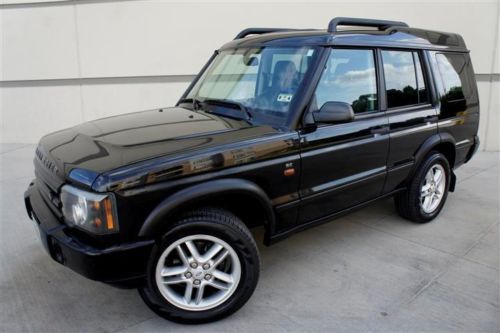 Land rover discovery se 4wd black/black wood dual sunroof lo mile priced to sell