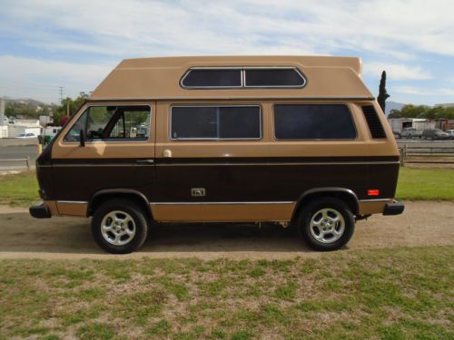 1984 vw adventurer low miles automatic sleeps 4 no reseve auction