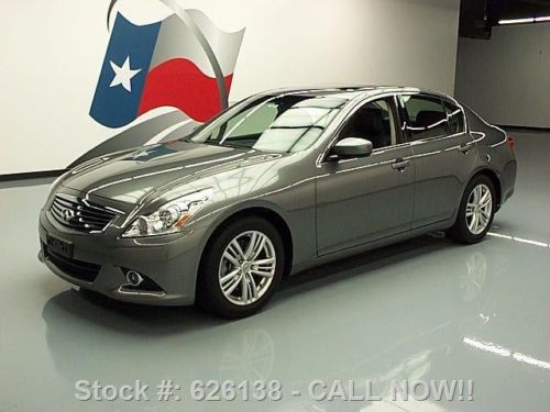 2012 infiniti g37 journey auto sunroof nav rear cam 29k texas direct auto