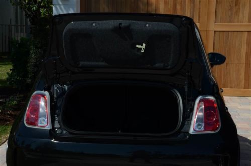 All Black Abarth Convertible, image 2