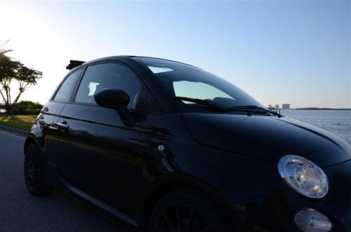 All Black Abarth Convertible, image 8