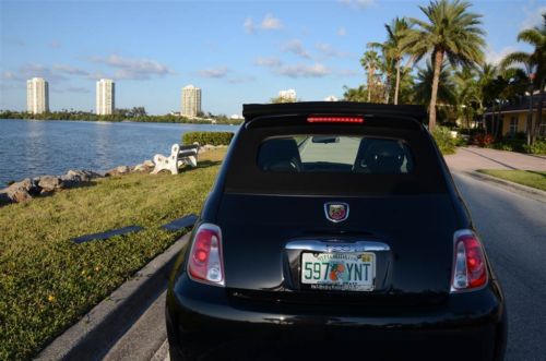 All Black Abarth Convertible, image 10