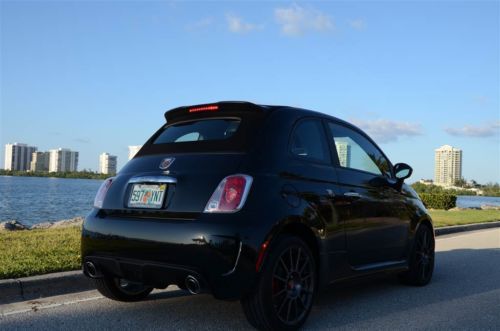 All Black Abarth Convertible, image 11