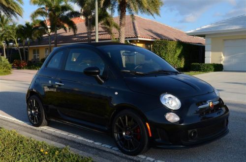 All Black Abarth Convertible, image 12