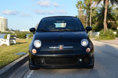 All Black Abarth Convertible, image 13