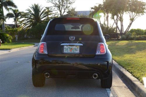 All Black Abarth Convertible, image 14