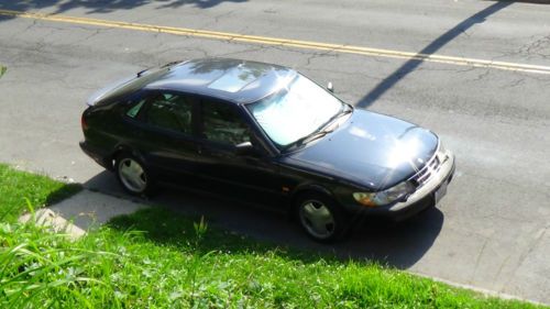 1996 saab 900se turbo 5door auto black