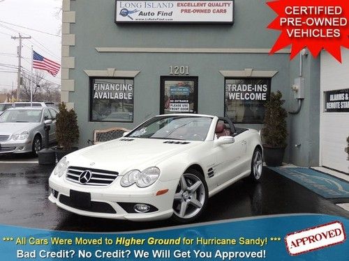 08 mercedes sl55 amg leather heated cooled massage carbon convertible keyless v8