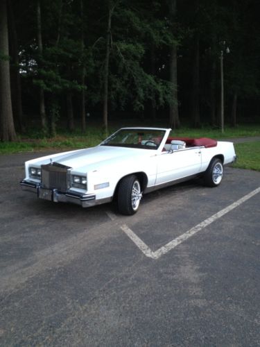 1985 cadillac eldorado biarritz convertible 2-door 4.1l