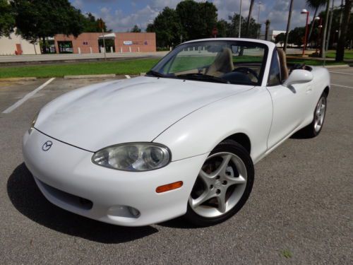 Florida 58,354 orig miles excellent condition 02 miata 6-speed leather cd bose !