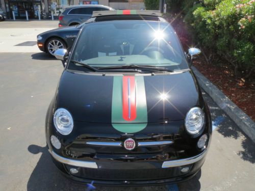 2012 Fiat 500 Convertible Gucci Limited Edition, US $17,850.00, image 5