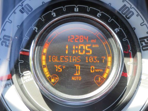 2012 Fiat 500 Convertible Gucci Limited Edition, US $17,850.00, image 15