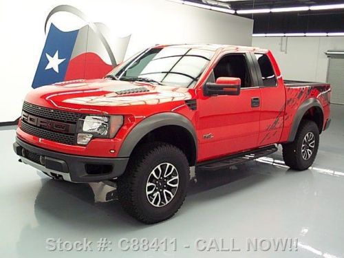 2010 ford f-150 svt raptor supercab 4x4 6.2l nav 61k mi texas direct auto