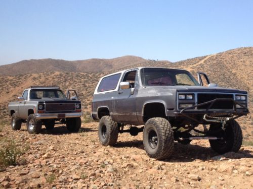 1979 gmc jimmy base sport utility 2-door 5.7l 1990 chassis , 8&#034; lift no reserve!