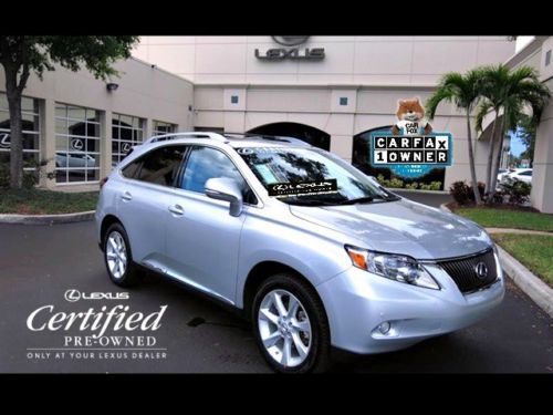 Lexus rx 350 13k mi certified navi rear cam heated leather sunroof fwd