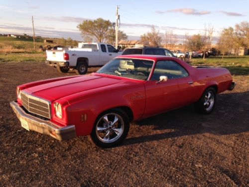 Hot 1973 el camino rebuilt 327 v-8 eng  reblt turbo-350, auto tran, dual exhaust