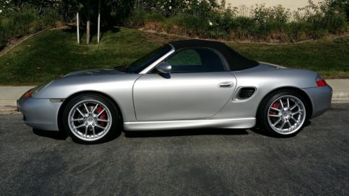 Sell used SILVER 986 BOXSTER 5SPD, LOW MILES, WHEEL PACKAGE, NEW ...
