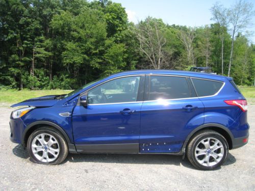 2013 ford escape sel 4wd awd suv clean title loaded repairable collision project