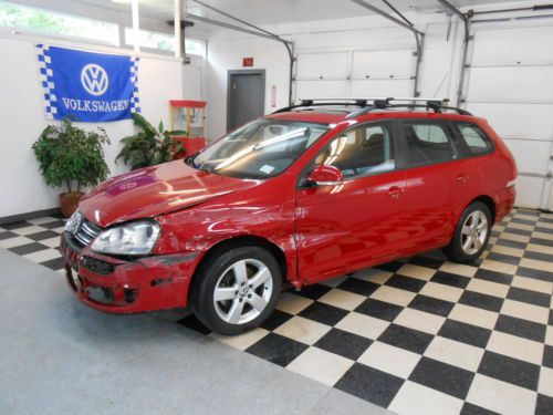 2009 Volkswagen Jetta Wagon 22K NO RESERVE Salvage Rebuildable Damaged, image 2