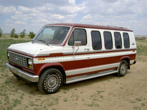 1985 ford econoline 150 wheelchair van with permobil c-300 elec. wheelchair