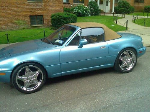 1994 mazda miata  convertible 2-door 1.8l mx-5 convertible crystal blue metallic