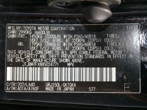 2011 Lexus GX 460 4DR 4WD with navigation and Bluetooth, US $38,000.00, image 28