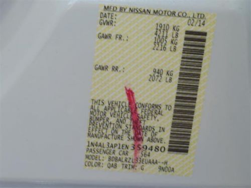 2014 Nissan Altima 2.5 S, US $19,945.00, image 6