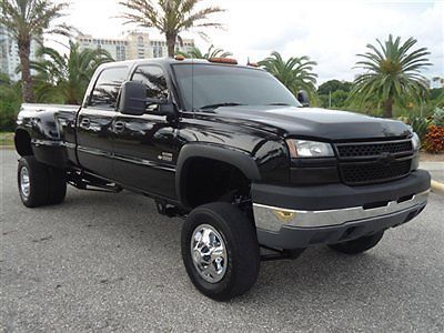 Lifted drw 4x4 diesel heated leather crew long great nice truck fl