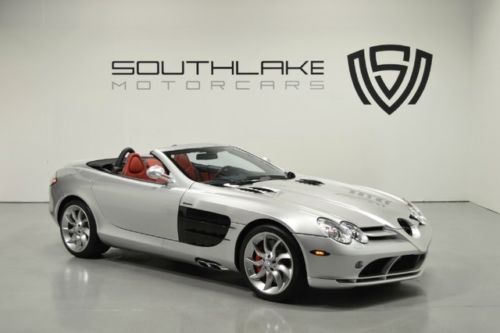 2008 slr mclaren roadster!! one of the last silver/red cars around!!  xxl driv